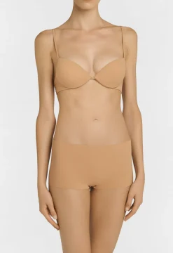 Amaretto-coloured Underwired Padded Push-up Bra