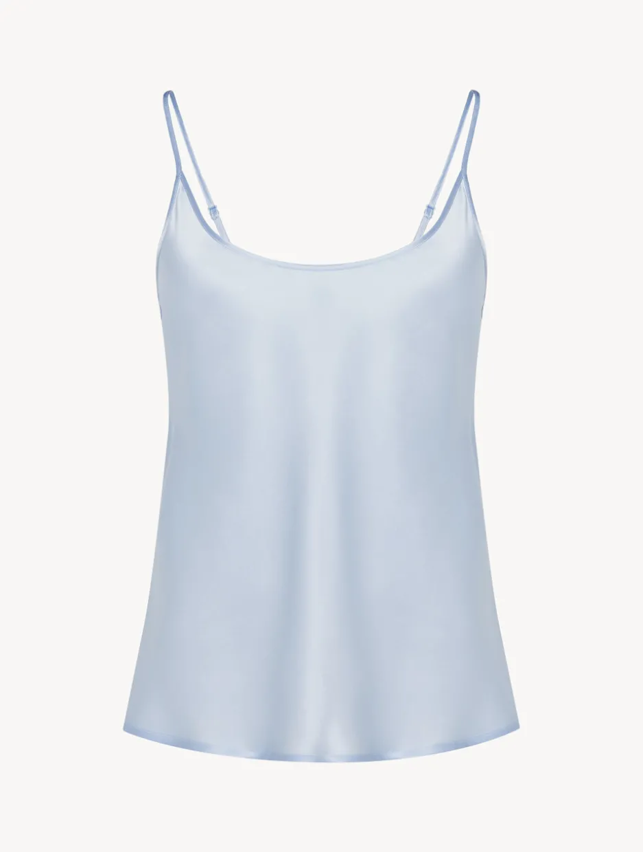 Azure Silk Camisole