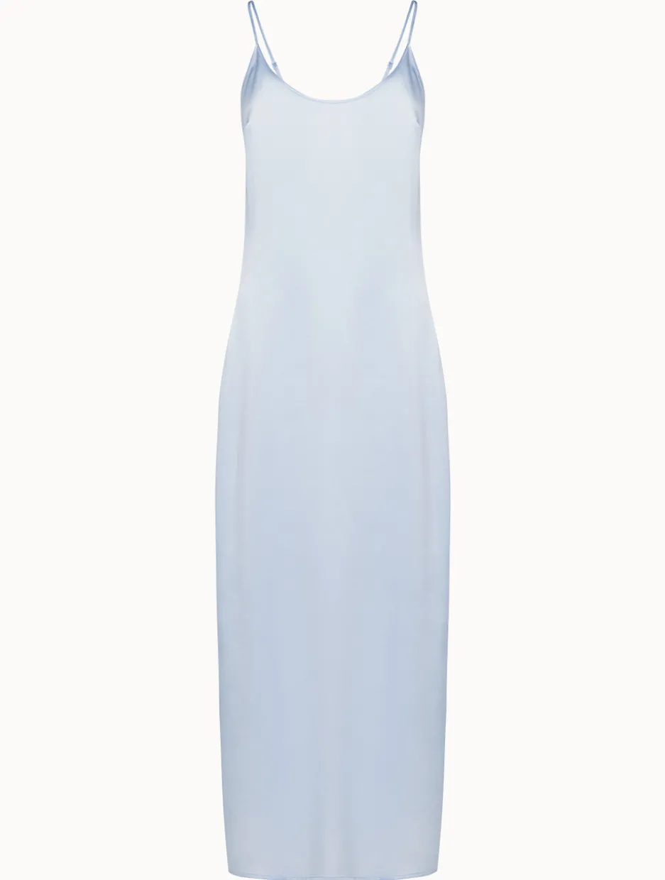 Azure Silk Long Slip