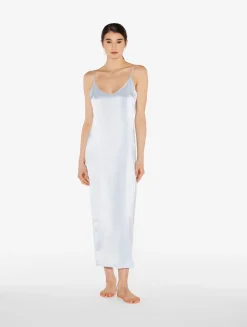 Azure Silk Long Slip