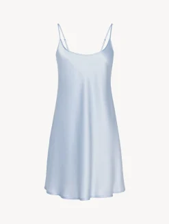 Azure Silk Short Slip
