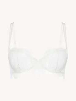 Balconette Bra With Lace In Natural