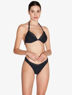 Bikini Brief In Black With Soutache