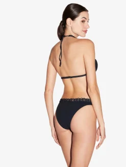 Bikini Brief In Black With Soutache
