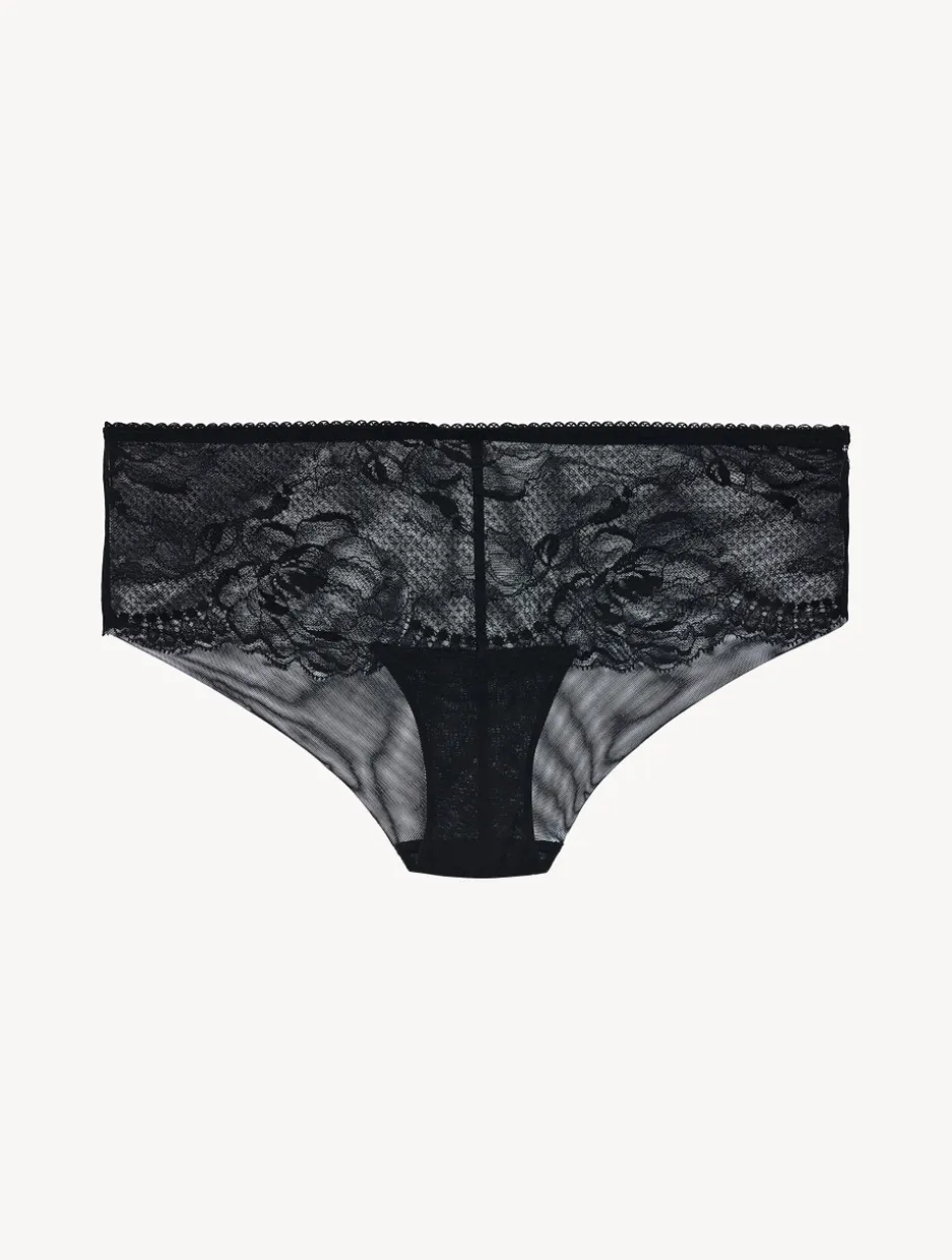 Black Lace Boyshort Brief