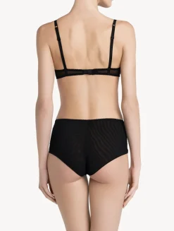 Black Lace High-waisted Brief