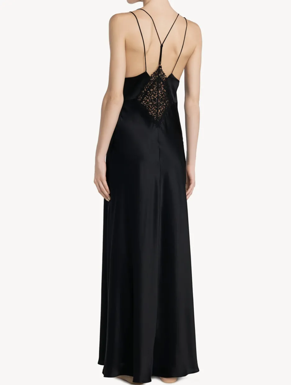 Black Long Nightdress