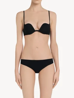 Black Lycra Brazilian Briefs