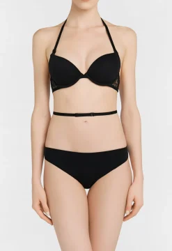 Black T-shirt Multiway Bra With Chantilly Lace