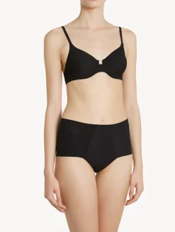 Black Underwired Bra In Nylon