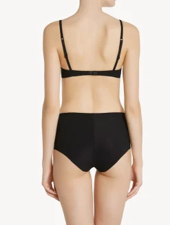 Black Underwired Bra In Nylon