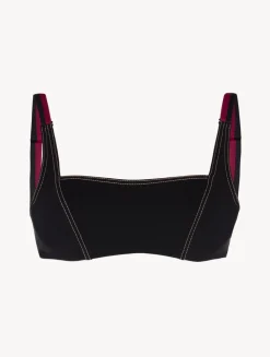 Bralette Bikini Top In Black