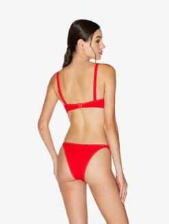 Bralette Bikini Top In Red