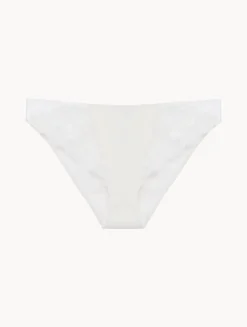 Briefs In Lys With Embroidered Tulle