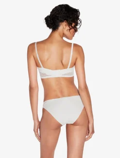 Briefs In Lys With Embroidered Tulle
