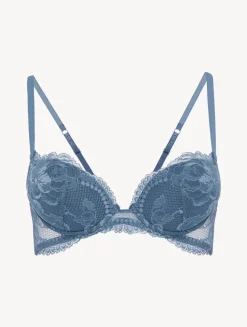 Dark Blue Lace Push-up Bra