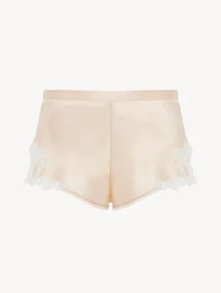 Halo Silk Sleep Shorts With Frastaglio