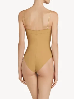 Hazel-coloured Underwired Padded U-bra Bodysuit