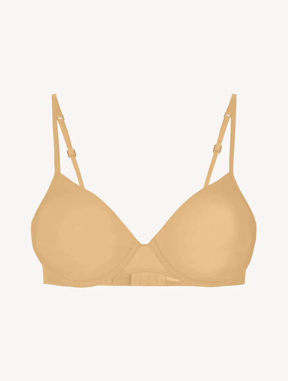 Hazel-coloured Underwired Non-padded Bra