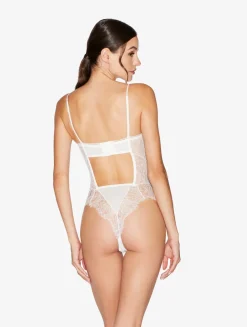 Lace Bodysuit In Natural