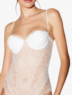 Lace Bodysuit In Natural
