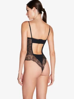 Lace Bodysuit In Onyx