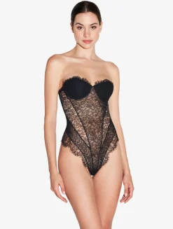Lace Bodysuit In Onyx