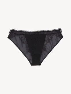 Lace Brief In Onyx