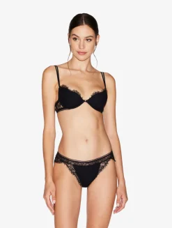 Lace Brief In Onyx