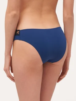 Lace Medium Brief In Blue And Grey