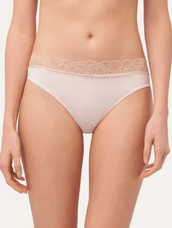 Lace Medium Brief In Pink