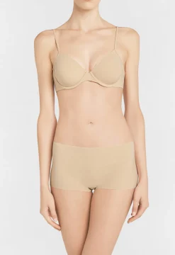 Latte-coloured Underwired Non-padded Bra