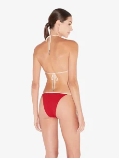 Monogram Bikini Brief In Red