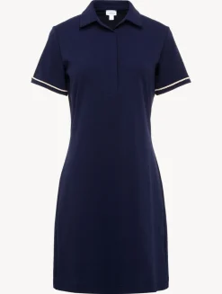 Monogram Polo Dress In Navy