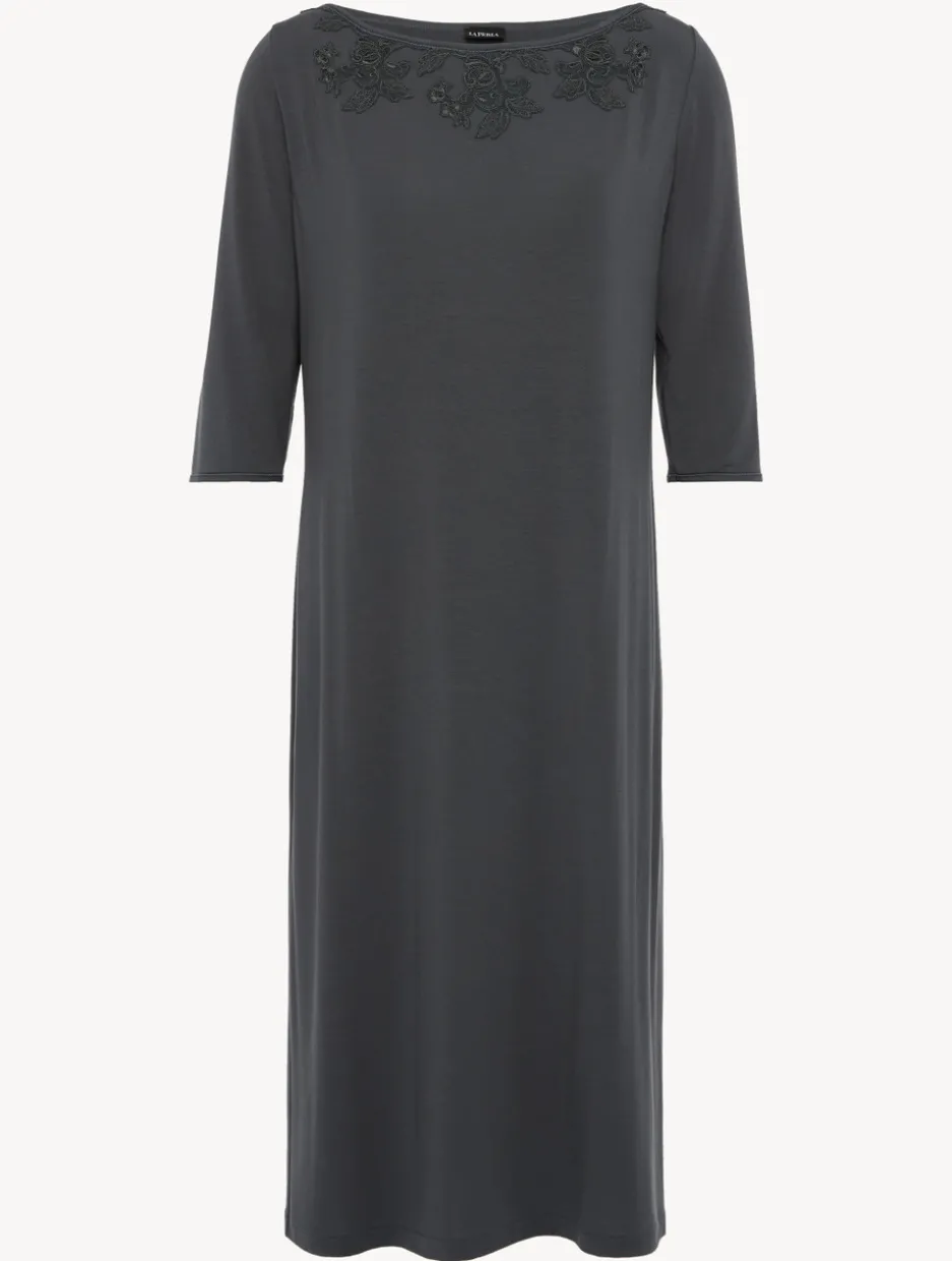 Nightdress In Charcoal Grey