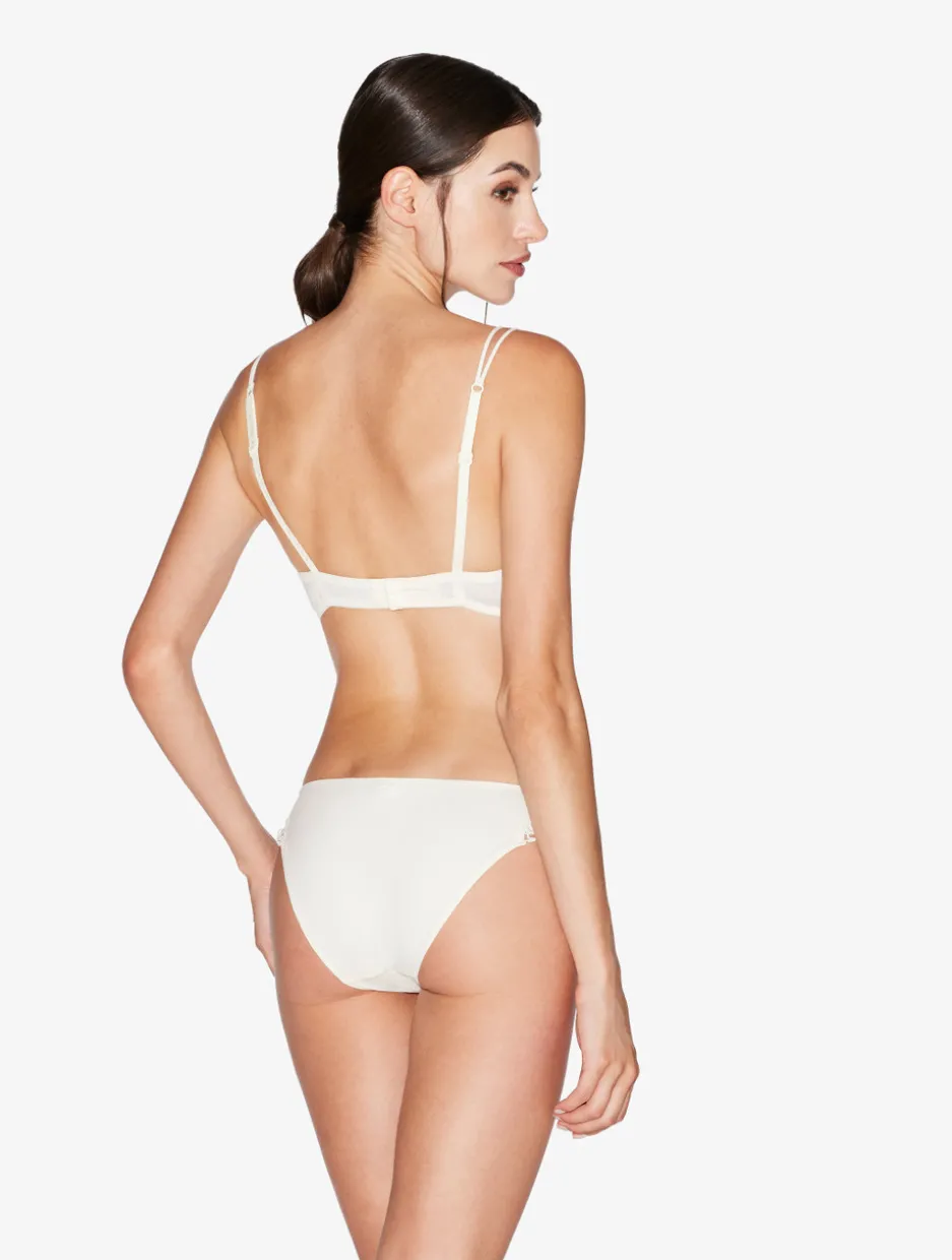 Off-white Macramé Push-up Bra