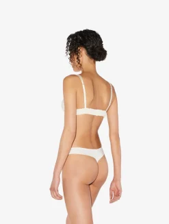 Off-white Thong With Macramé