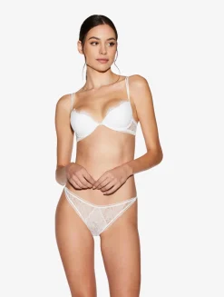 Push-up Bra With Lace In Natural
