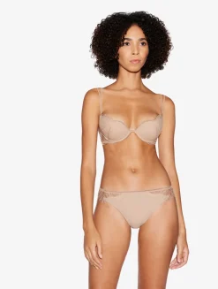 Push-up Bra With Lace In Oak Blush