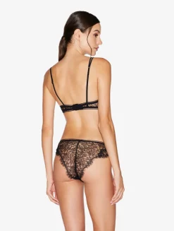 Push-up Bra With Lace In Onyx
