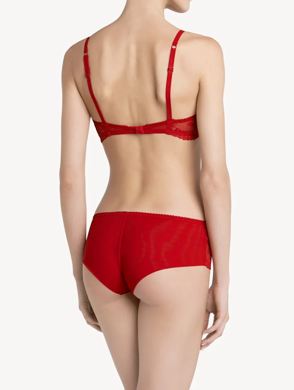 Red Lace Boyshort Brief