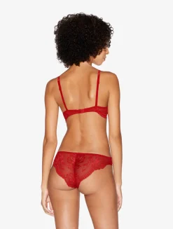 Red Lace Underwired Bra