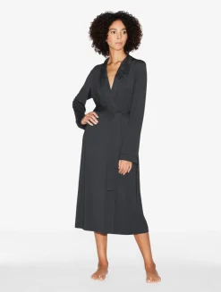 Robe In Charcoal Grey