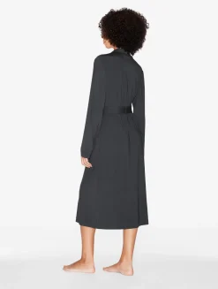 Robe In Charcoal Grey