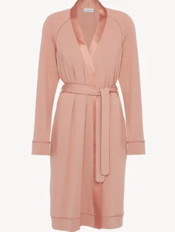 Short Robe In Blush Clay