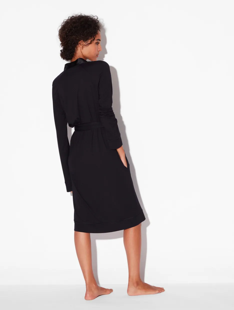 Short Robe In Onyx
