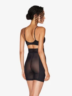 Shorts In Black Stretch Tulle