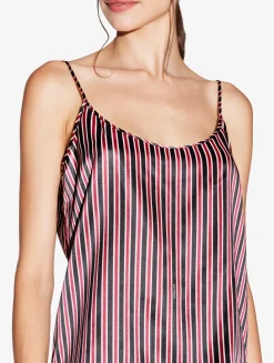 Silk Striped Camisole Top
