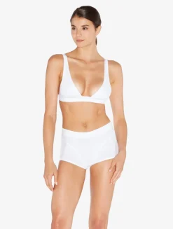 Soft Triangle Bra In White - Online Exclusive