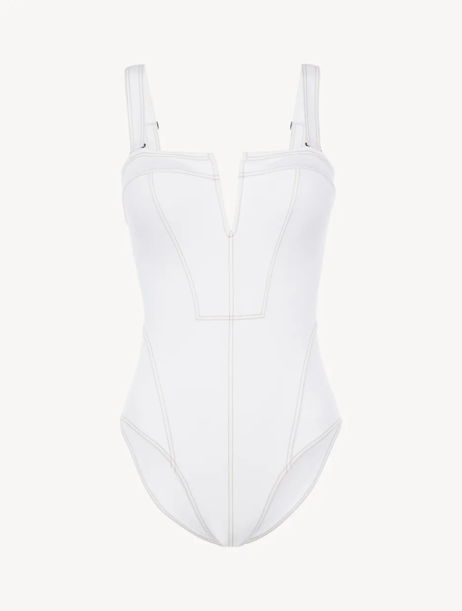 Swimsuit In White
